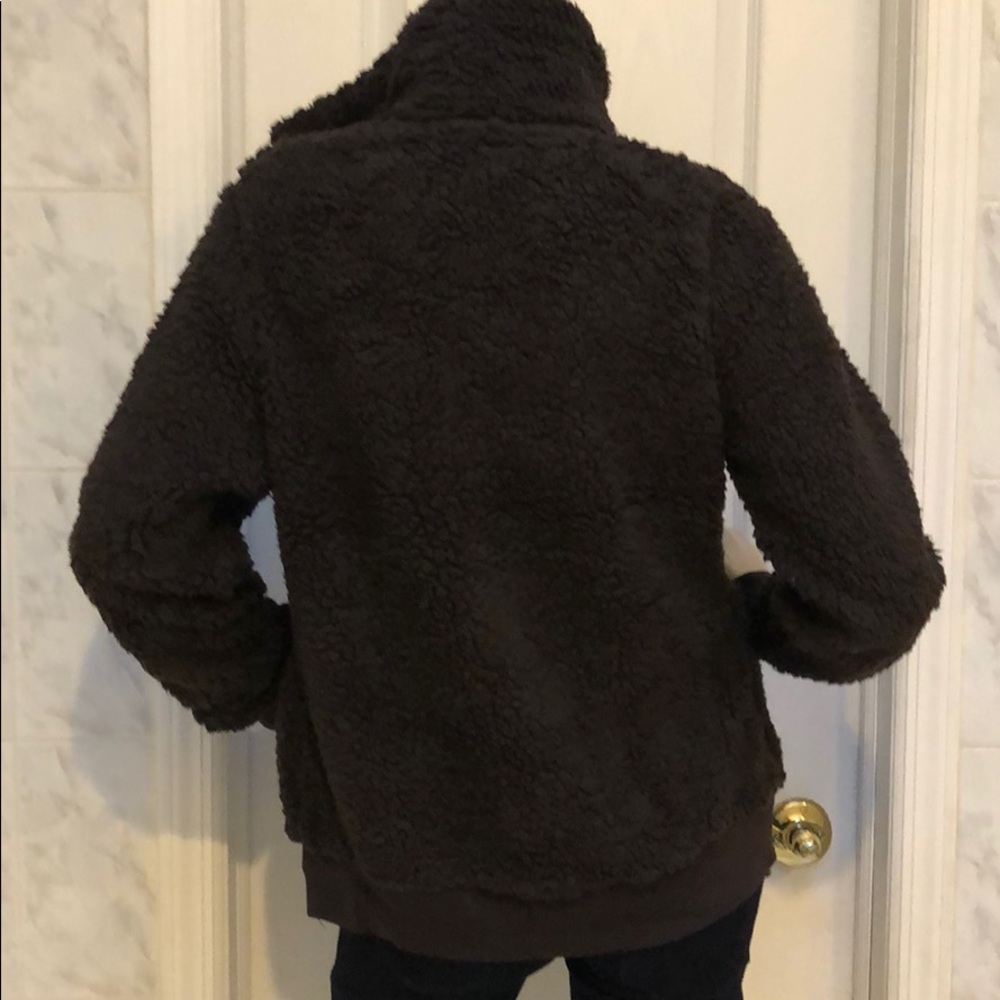 BROWN FLEECE JACKET - Picture 8 of 8